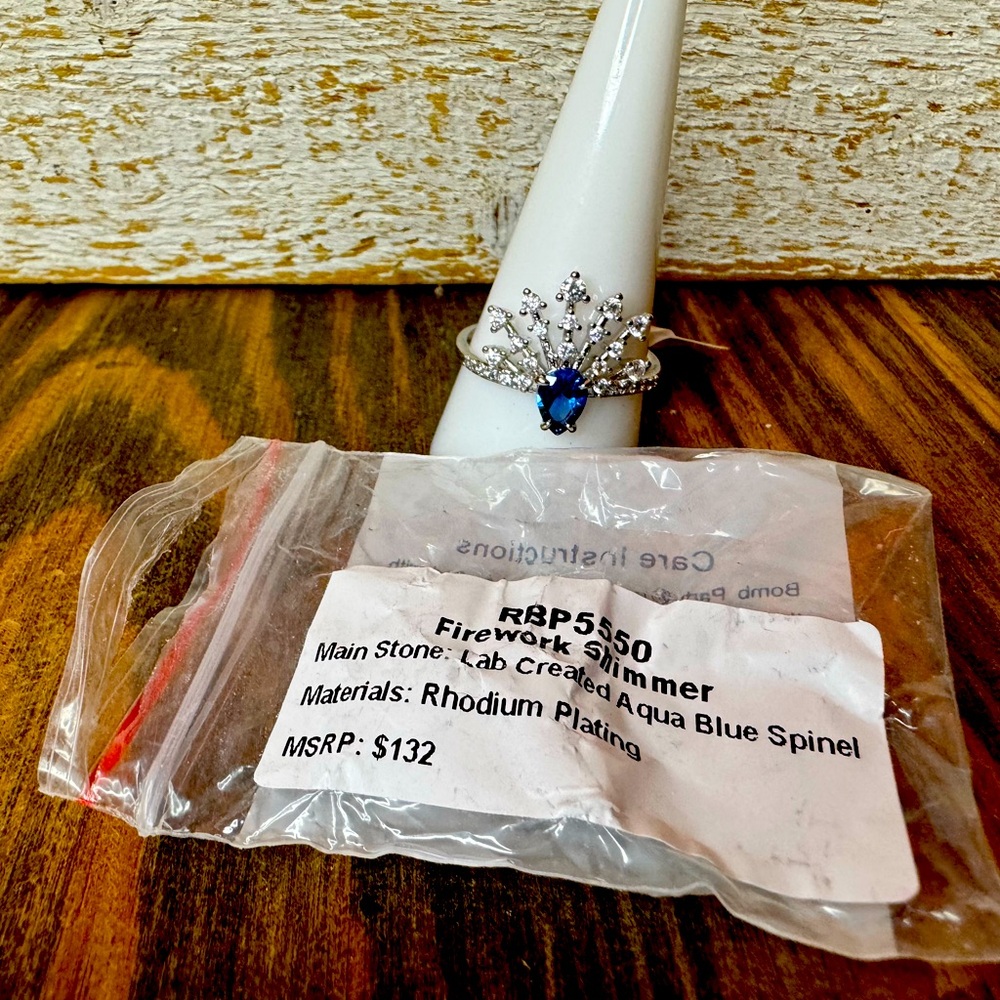 NW BAG size 9! Gorgeous! Rhodium plated